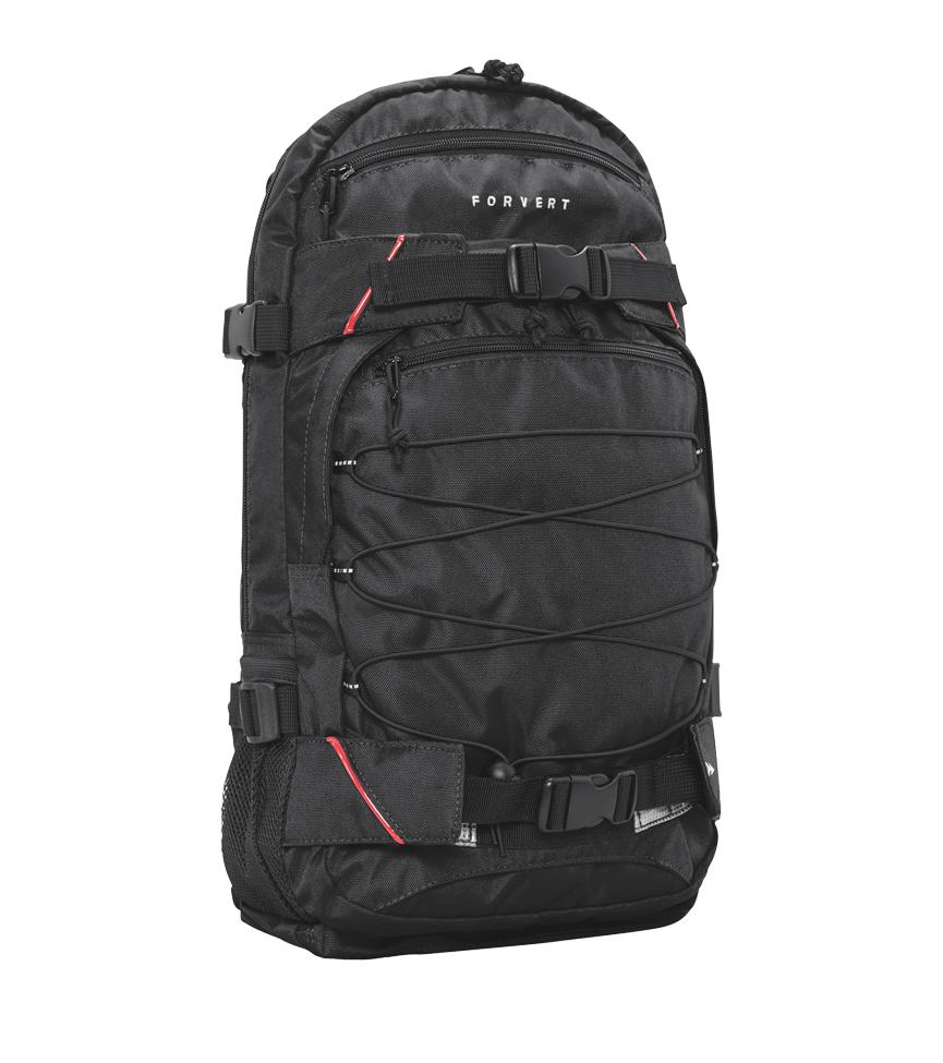 Forvert Louis Backpack Black Sort Herre One Size