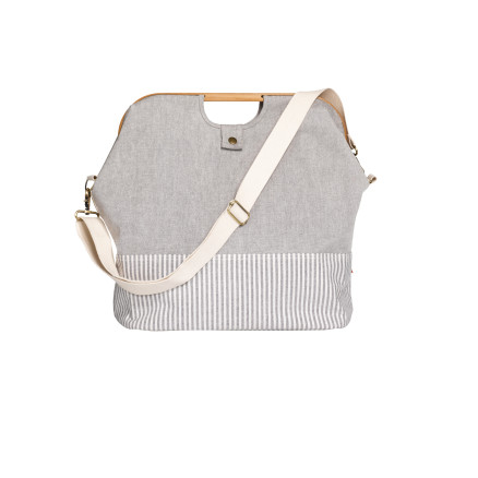 Prym Taske Weekendtaske Canvas Bambus Grå 45x30x50cm