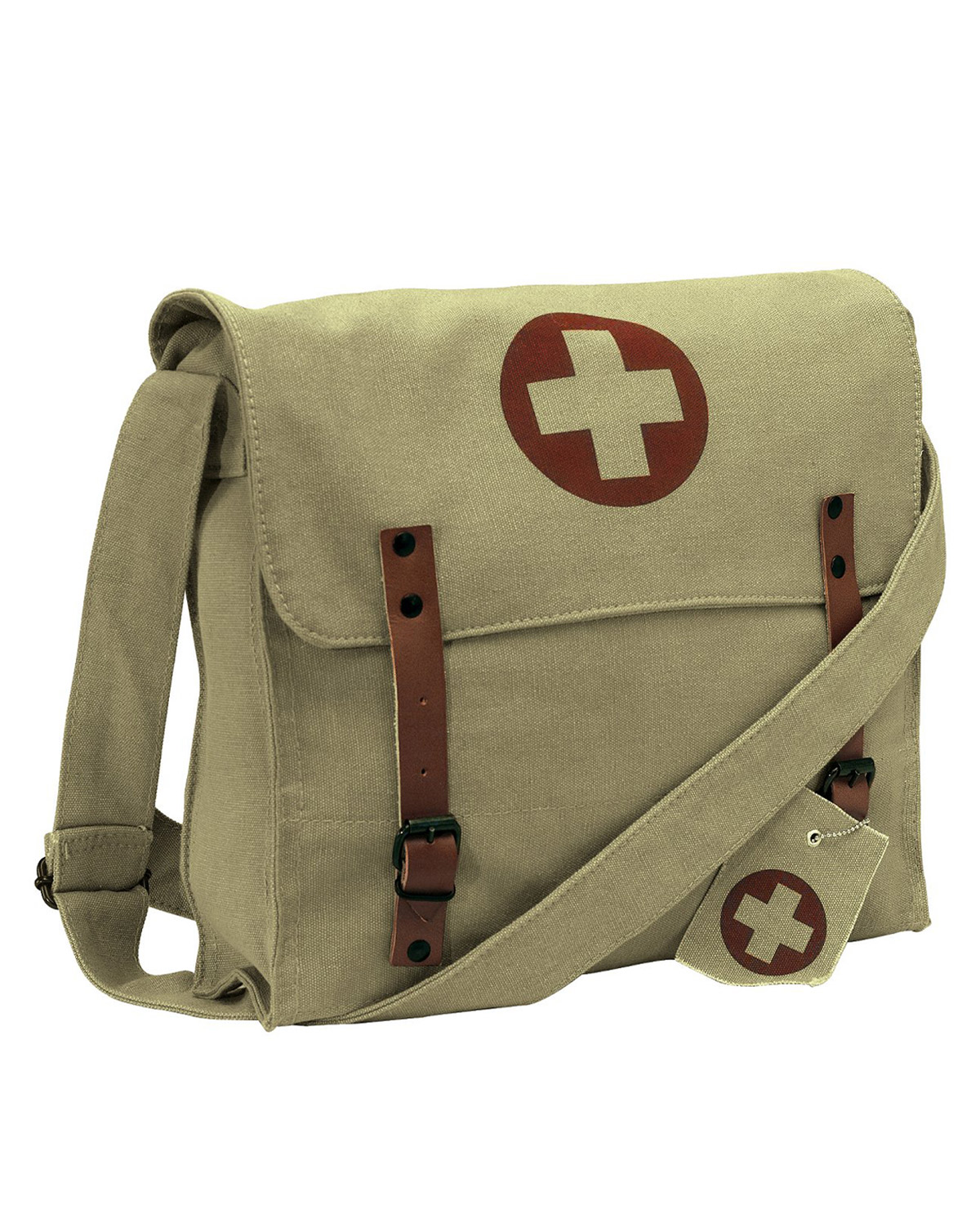 Rothco Vintage Medic Taske Khaki With Cross Khaki Unisex One Size