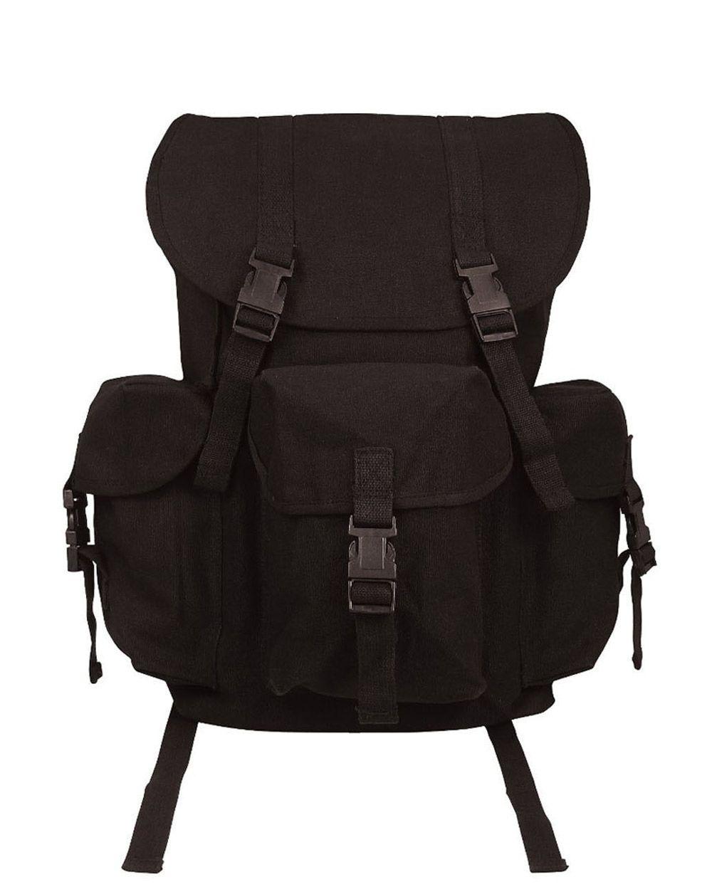 Rothco Canvas Rygsæk 60l Sort Sort Unisex One Size