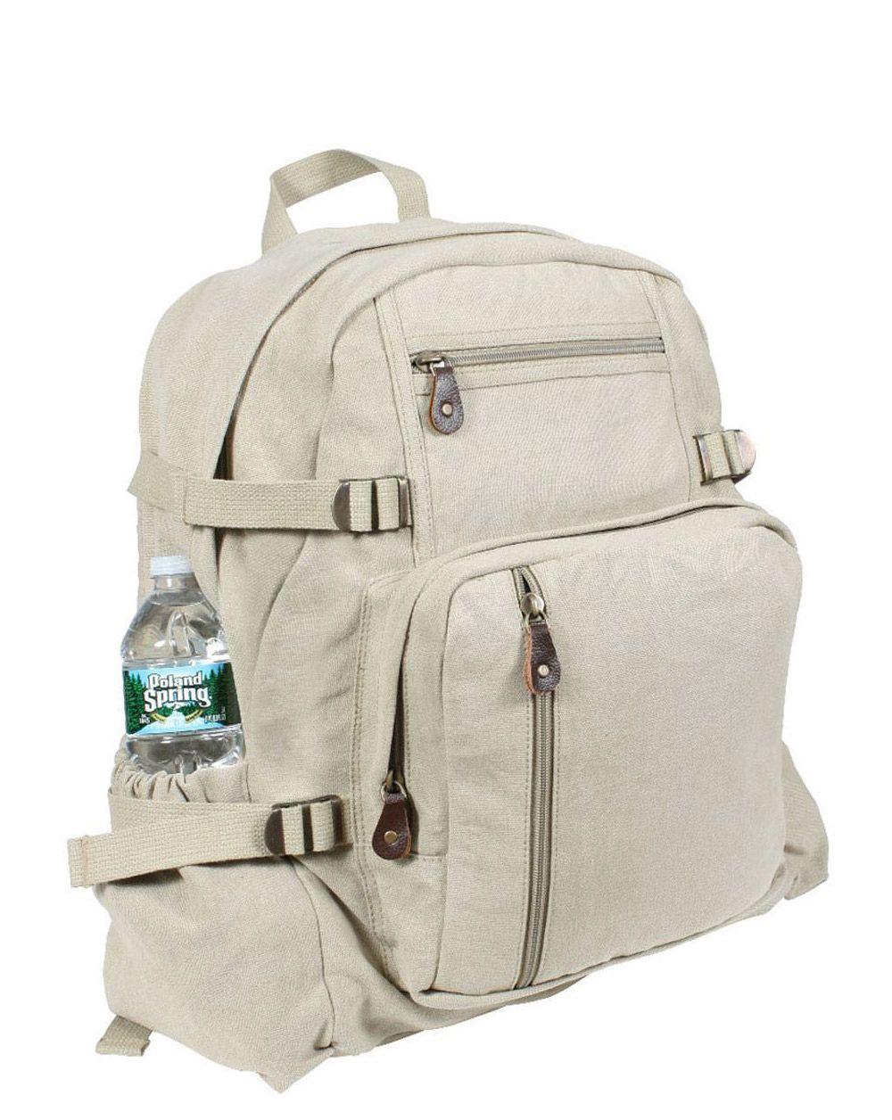 Rothco Jumbo Vintage Rygsæk 25l Khaki One Size Khaki Unisex One Size