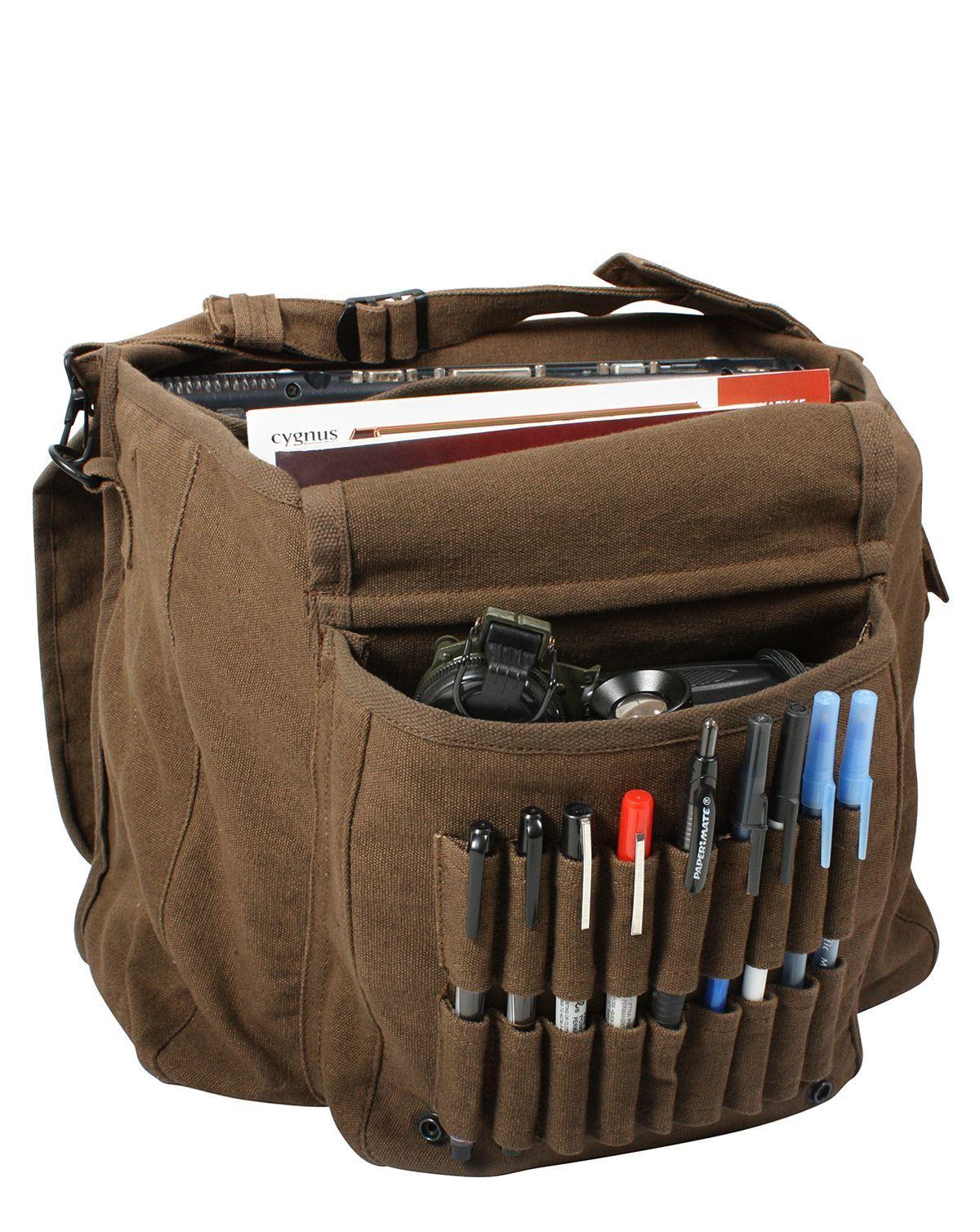 Rothco Classic Paratrooper Taske 10l Brun Brown Unisex One Size