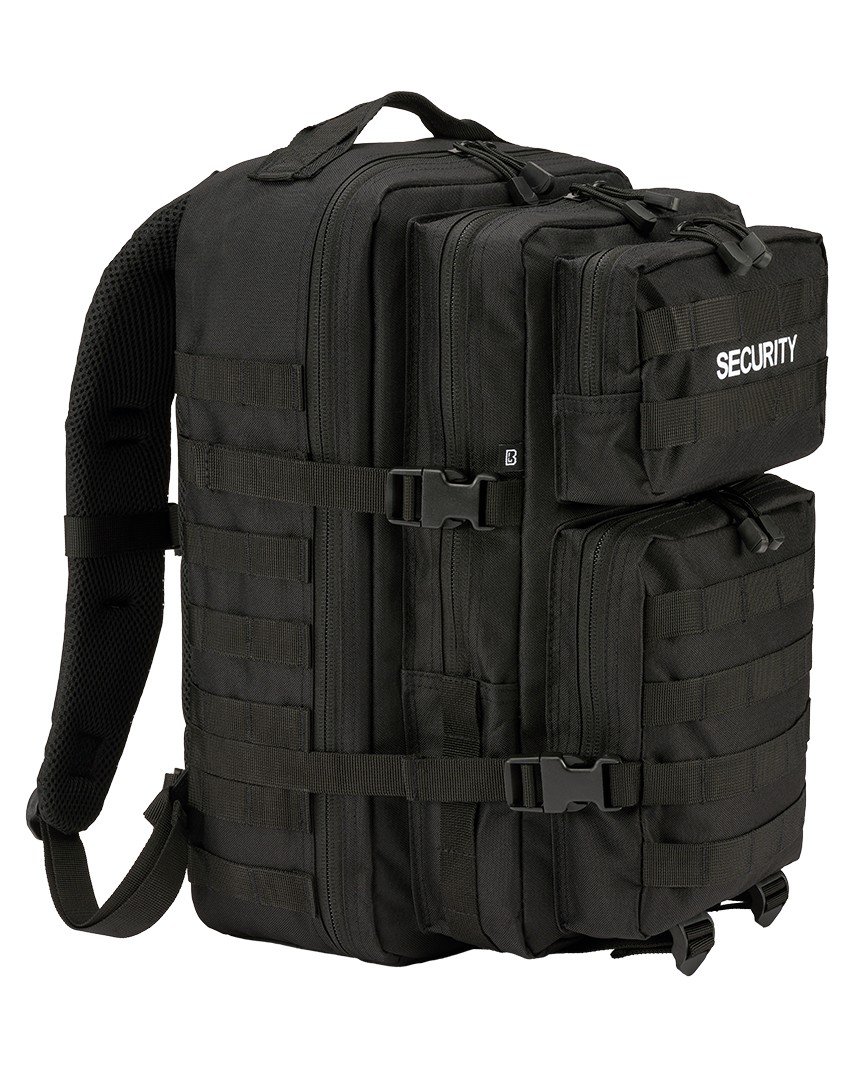 Brandit Security Cooper Backpack Black Sort Unisex Large