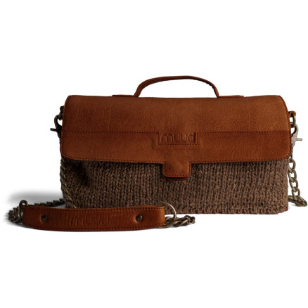 Muud Haumea Diy Taske Rich Brown Med Bronze Garn