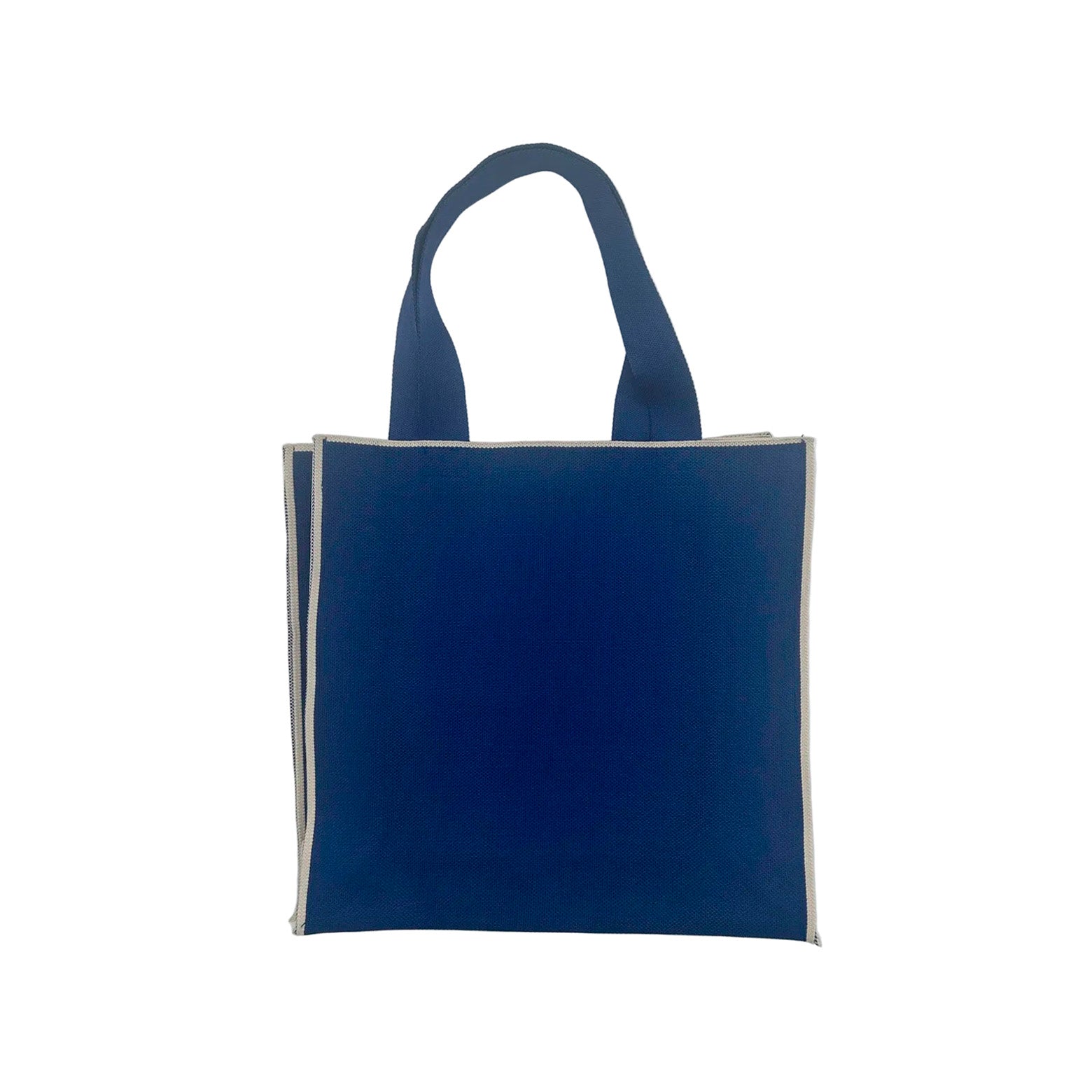 Taske Two Tone Tote Bag Blue Red, Blue, Beig