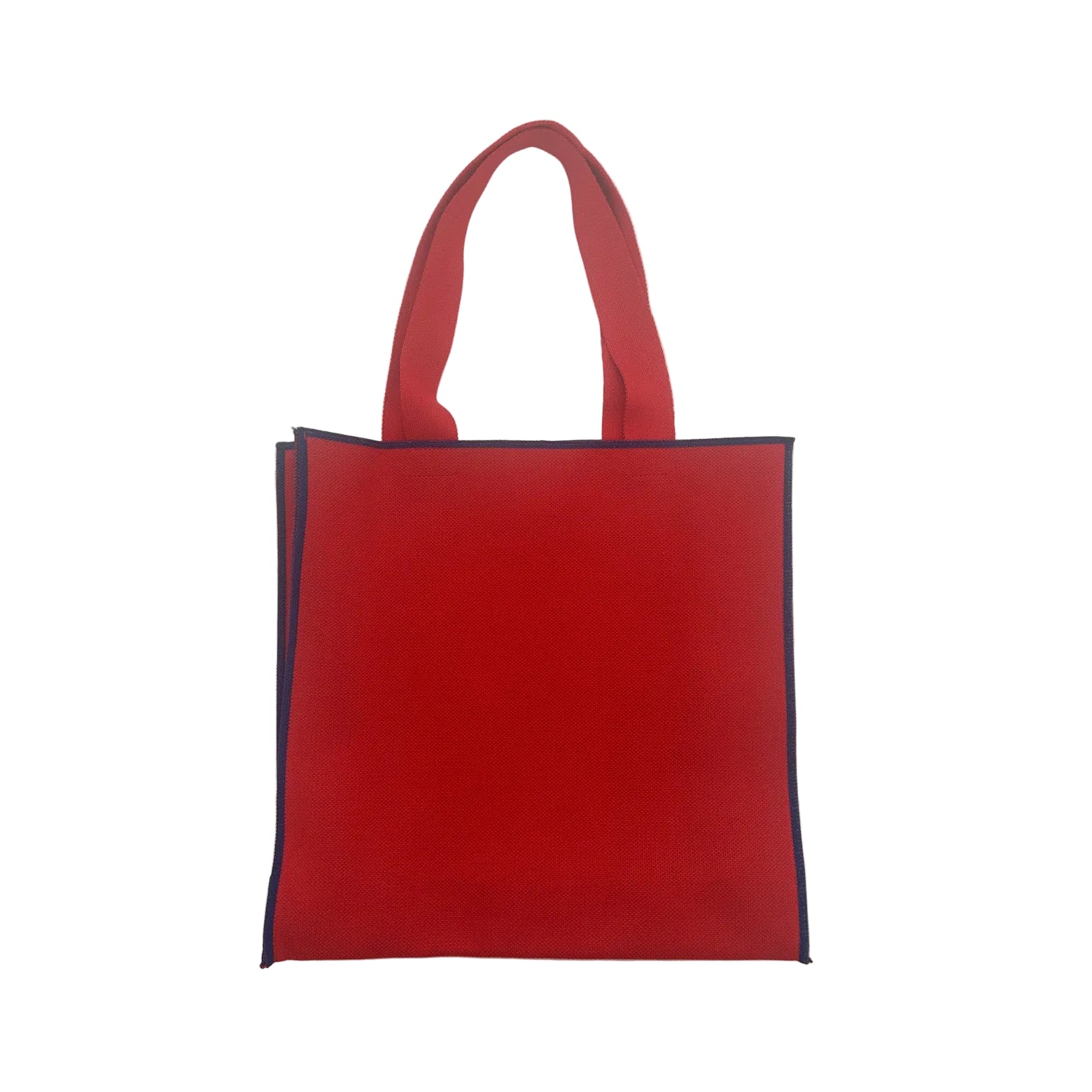 Taske Two Tone Tote Bag Red Blue Red, Blue, Beig