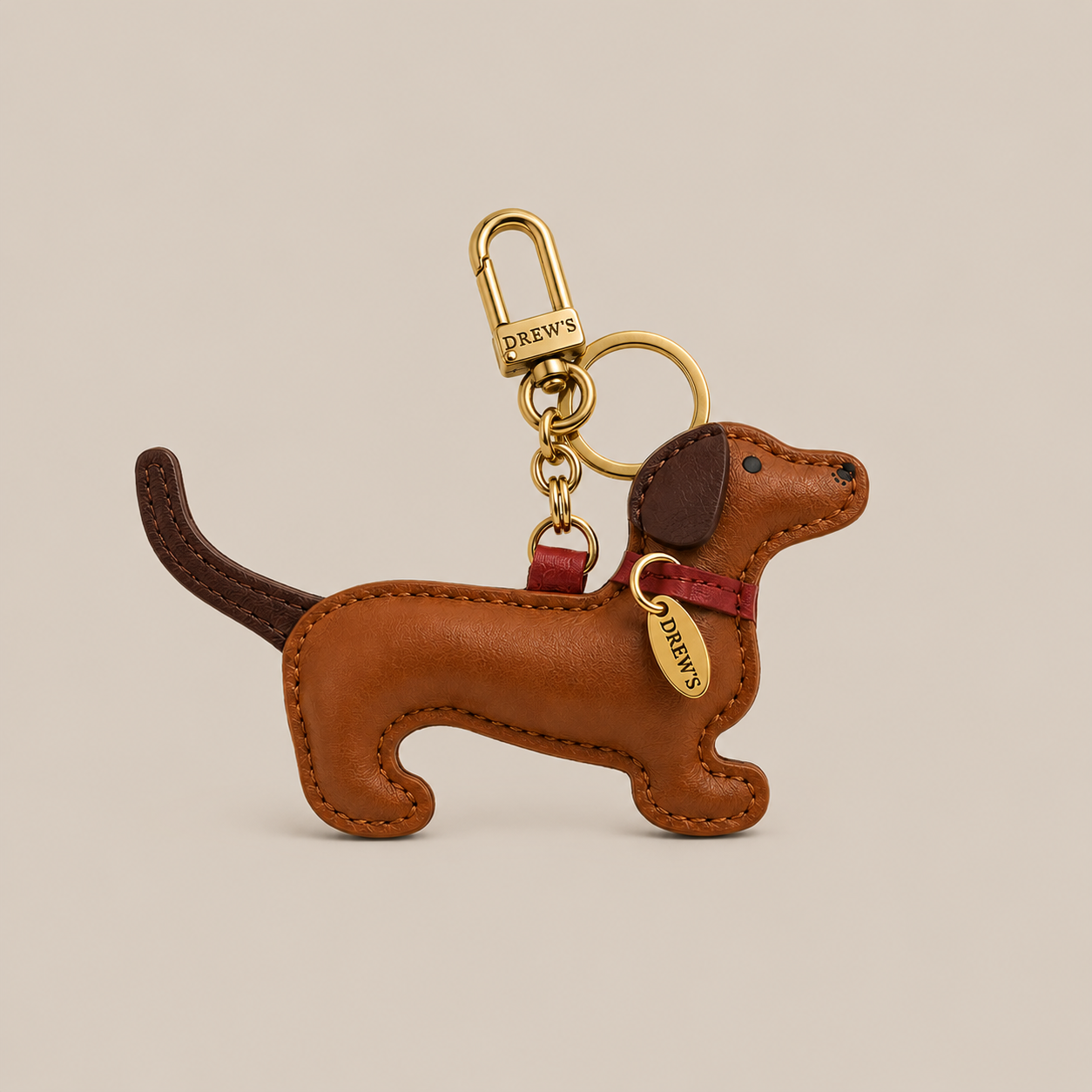 Bordeaux Charm Til Taske Gravhund Default Title