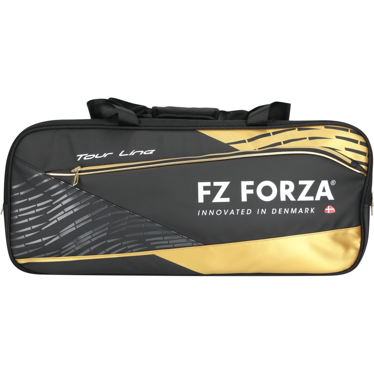 Forza Tour Line Square Taske Black Gold Sort