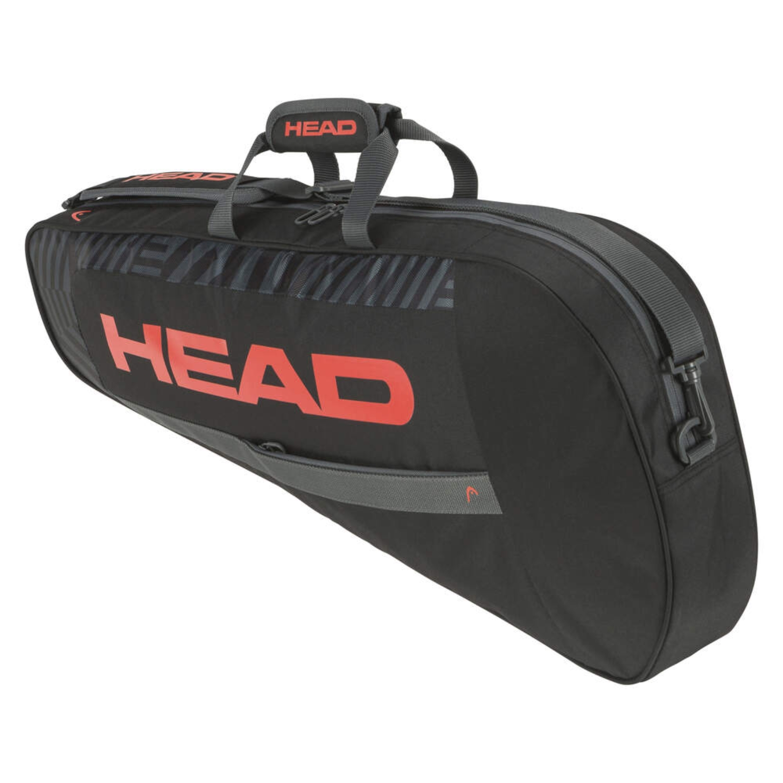 Head Base Racquet Bag Black Orange Sort