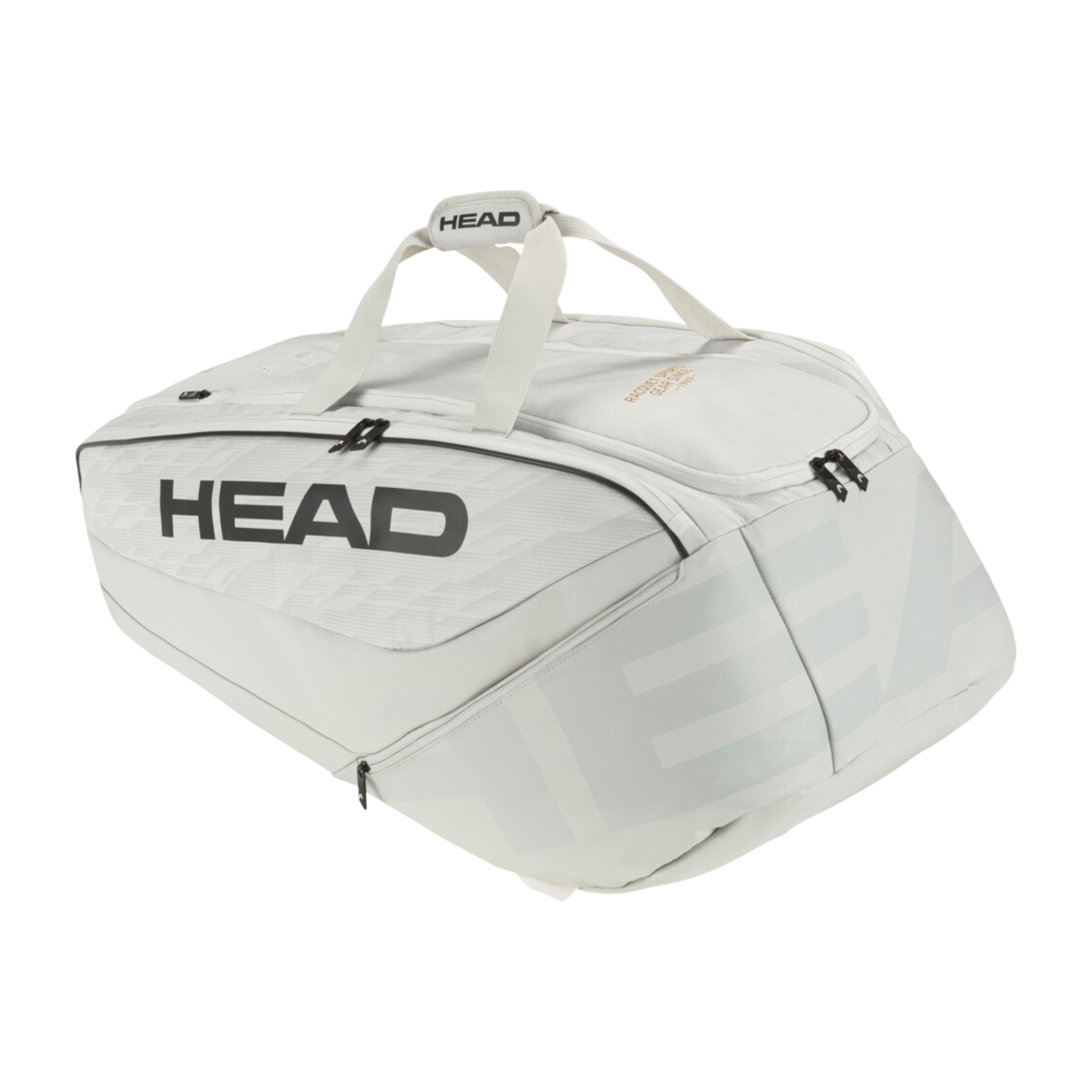 Head Pro Racket Taske Corduroy Hvid/Sort - Tilbud!