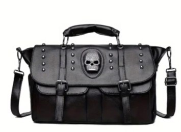 Halloween Taske Sort Med Skull Sort