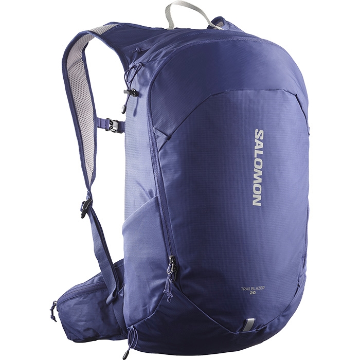 Salomon Trailblazer 20l Rygsæk Mazarine Blue Ghost Grey Vandrerygsække Grå  20L
