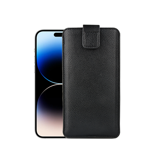 Universal Verona Læder Sleeve Lukning Black Onyx Sort