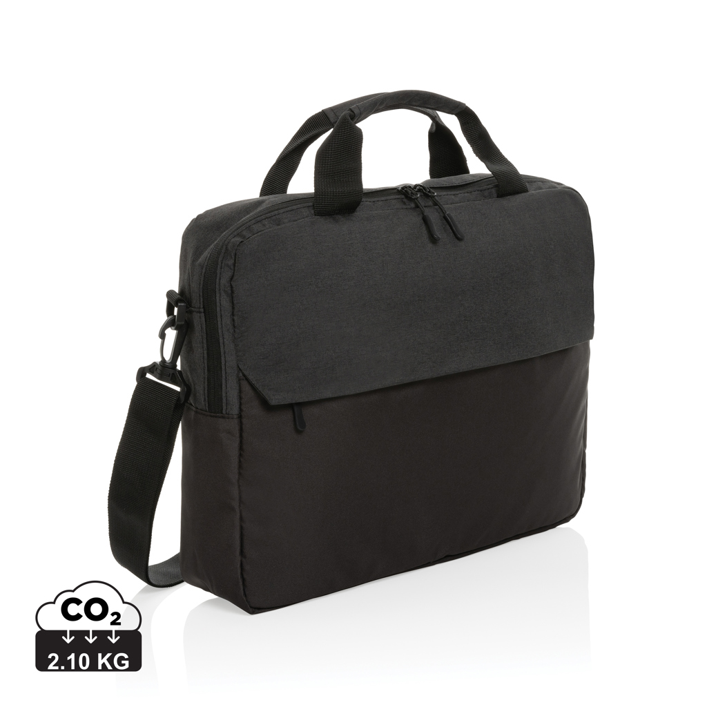 Kazu Awareamptrade Rpet Basic Tommer Laptop Taske Sort Sort