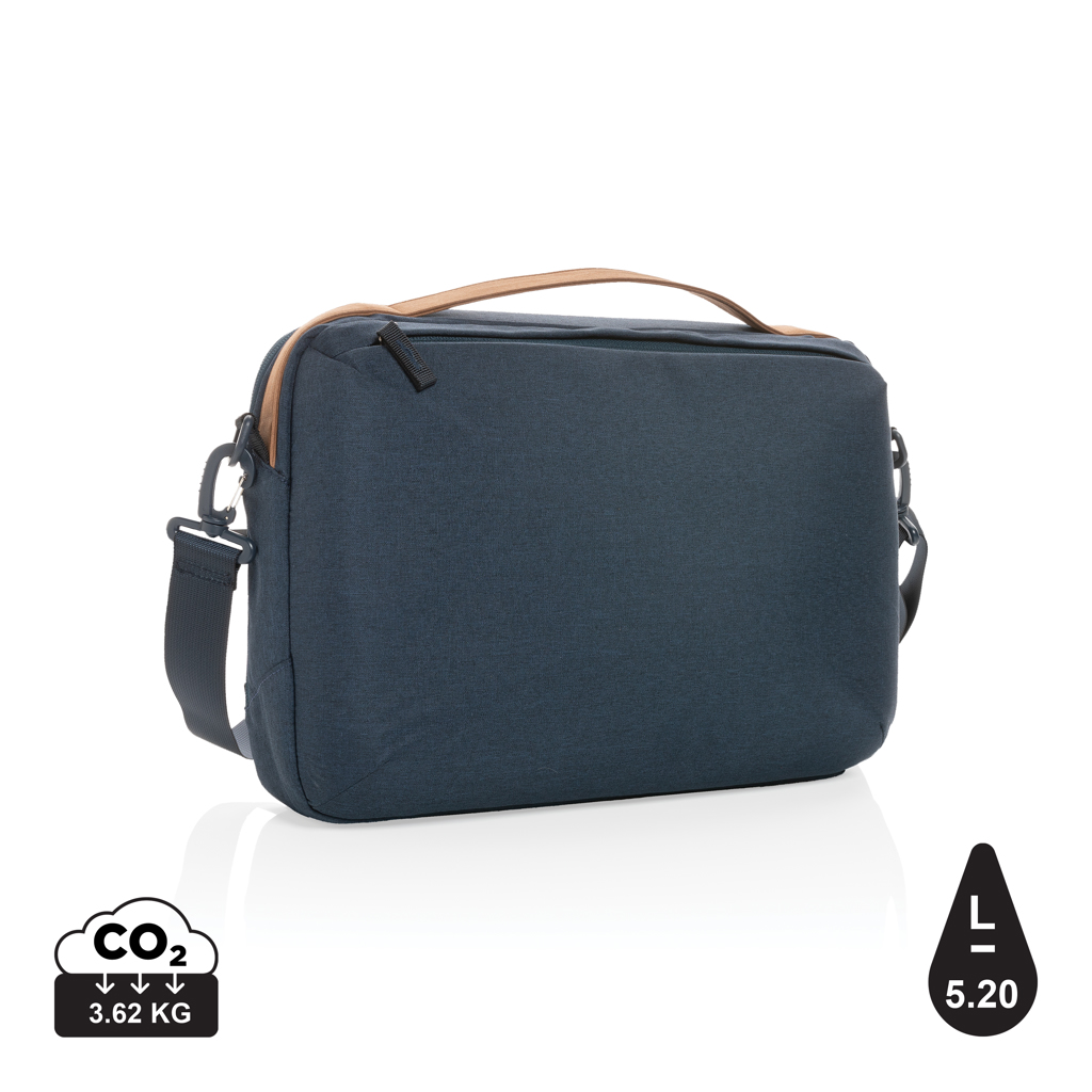 Impact Awareamptrade 300d Tonet Deluxe Ampquot Laptop Taske Marine Blå Marineblå