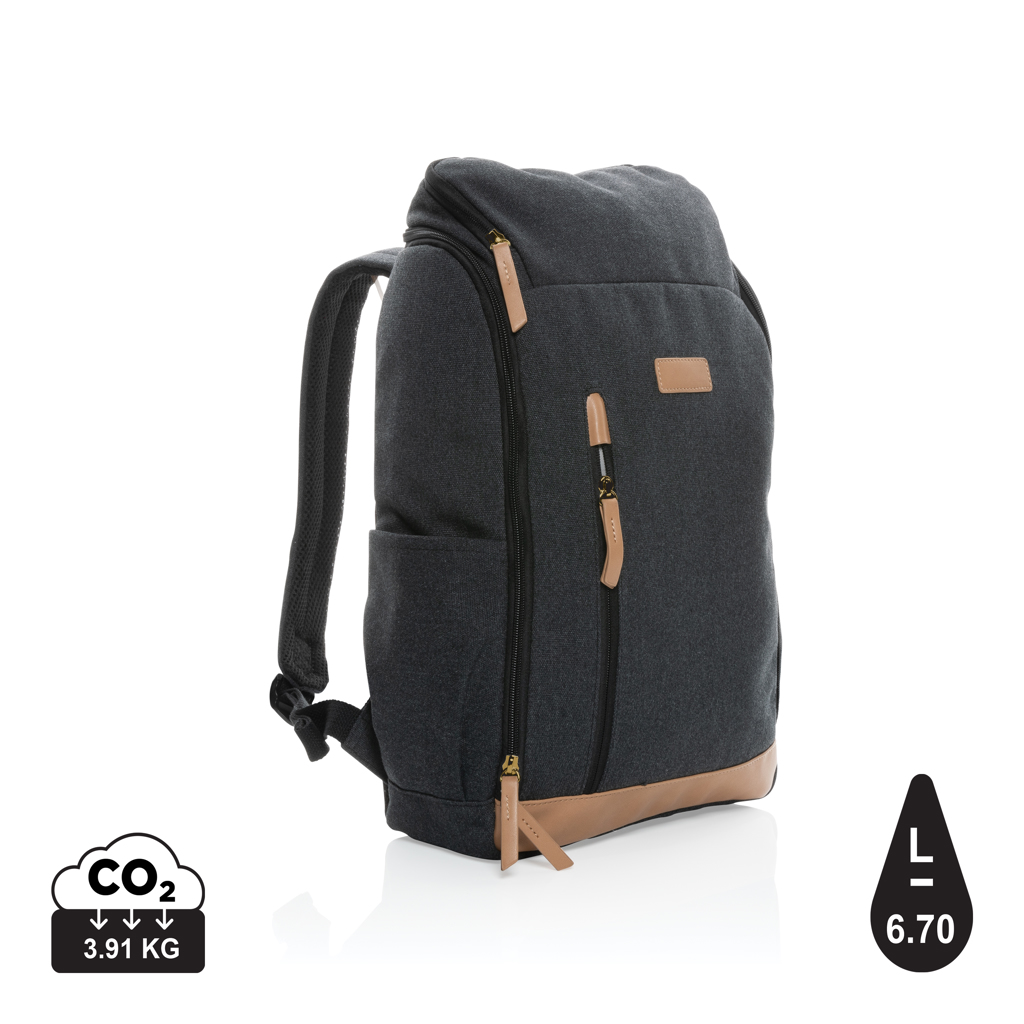 Impact Awareamptrade Ampquot Laptop Rygsæk Rcanvas Sort Sort