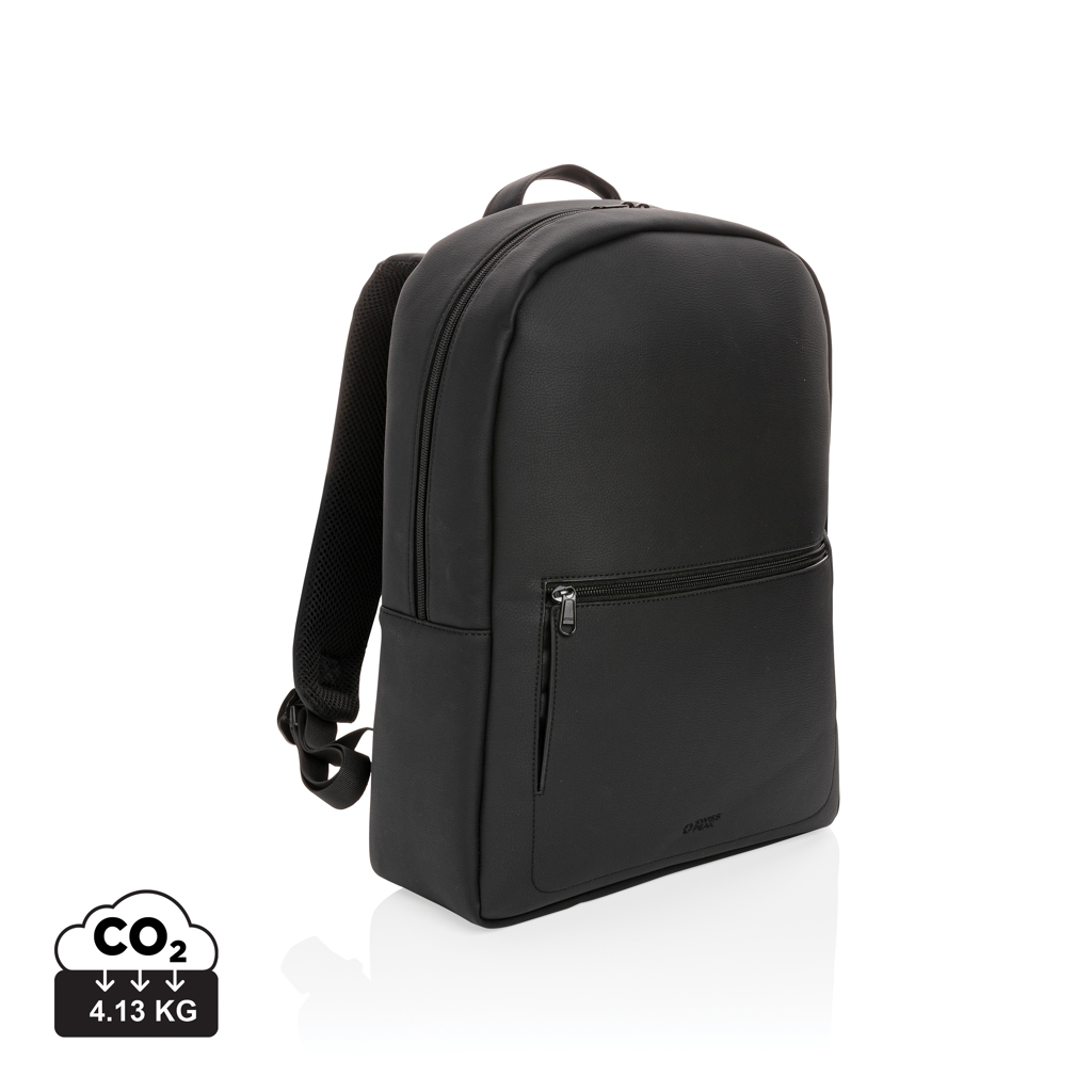 Swiss Peak Luksus Læder Laptop Rygsæk Pvc Fri Sort Sort