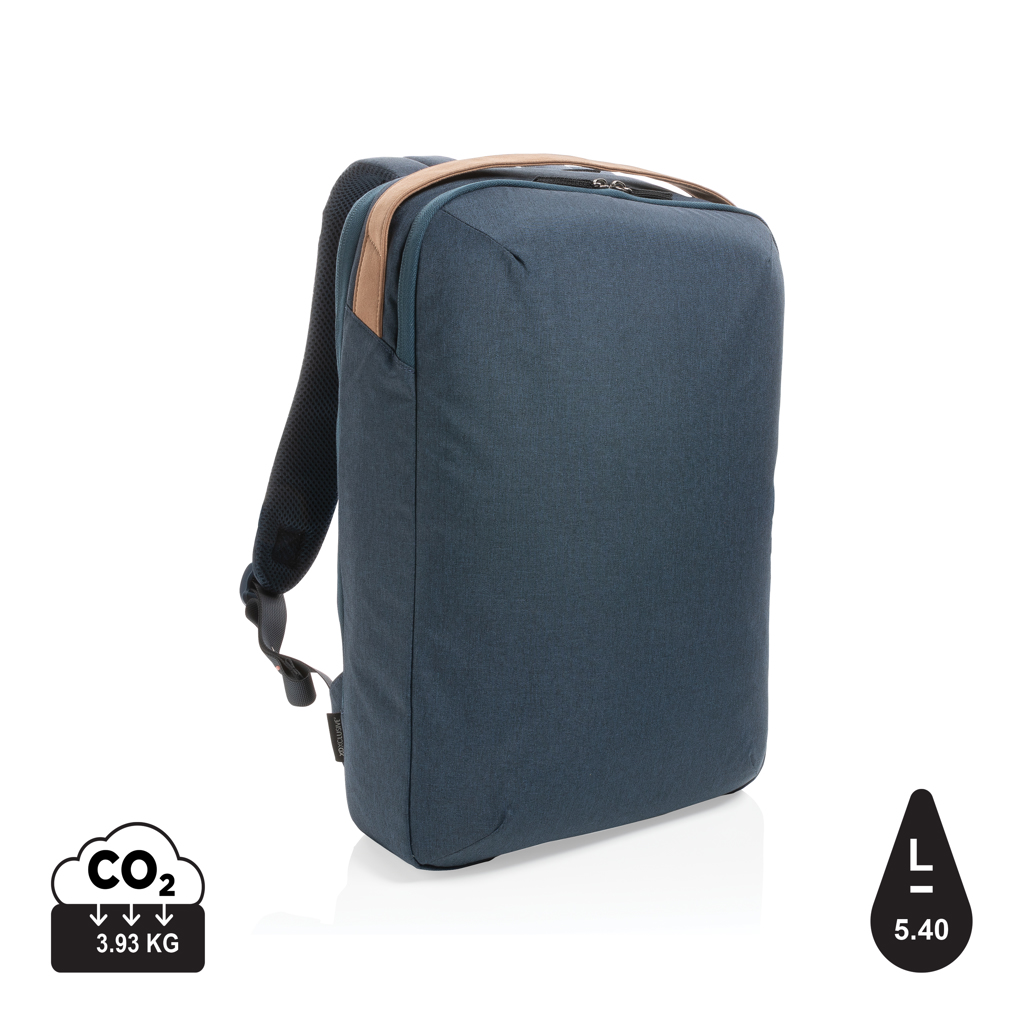 Impact Awareamptrade 300d Tonet Deluxe Ampquot Laptop Rygsæk Marine Blå Marineblå