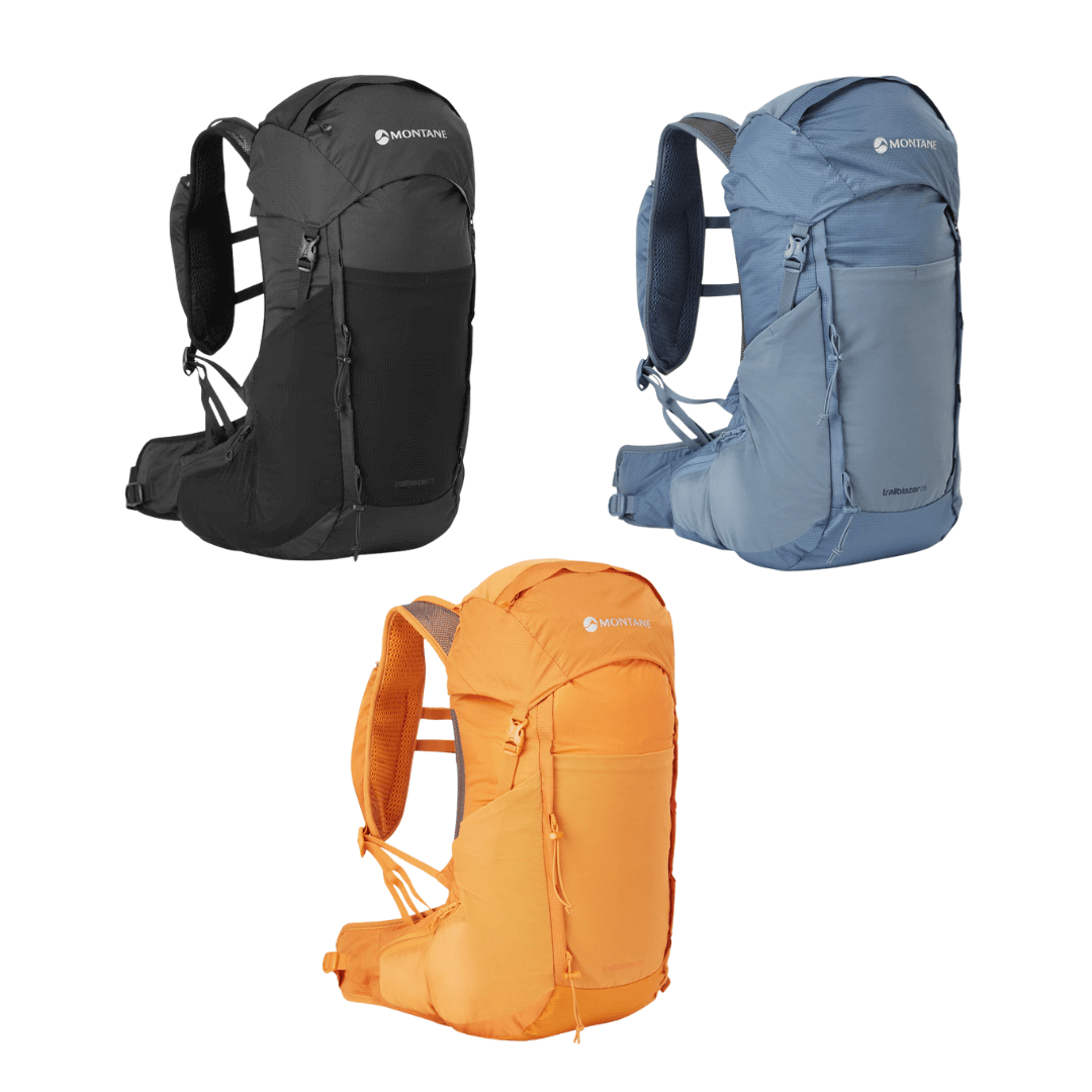 Montane Trailblazer 25L Rygsæk - Blå/Orange/Sort Tilbud