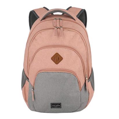 Travelite Basics Melange Rygsæk  Rose Grå