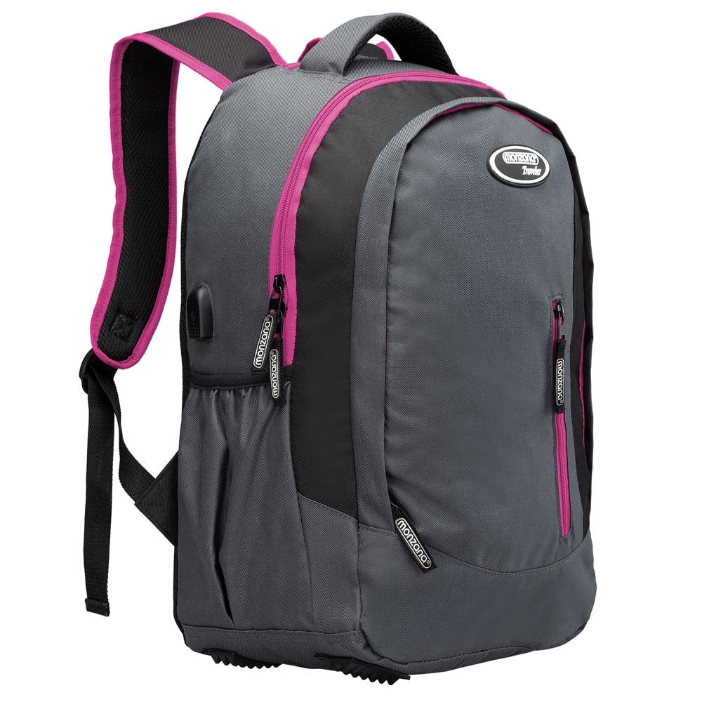 Rygsæk Grå Pink 34l Pink