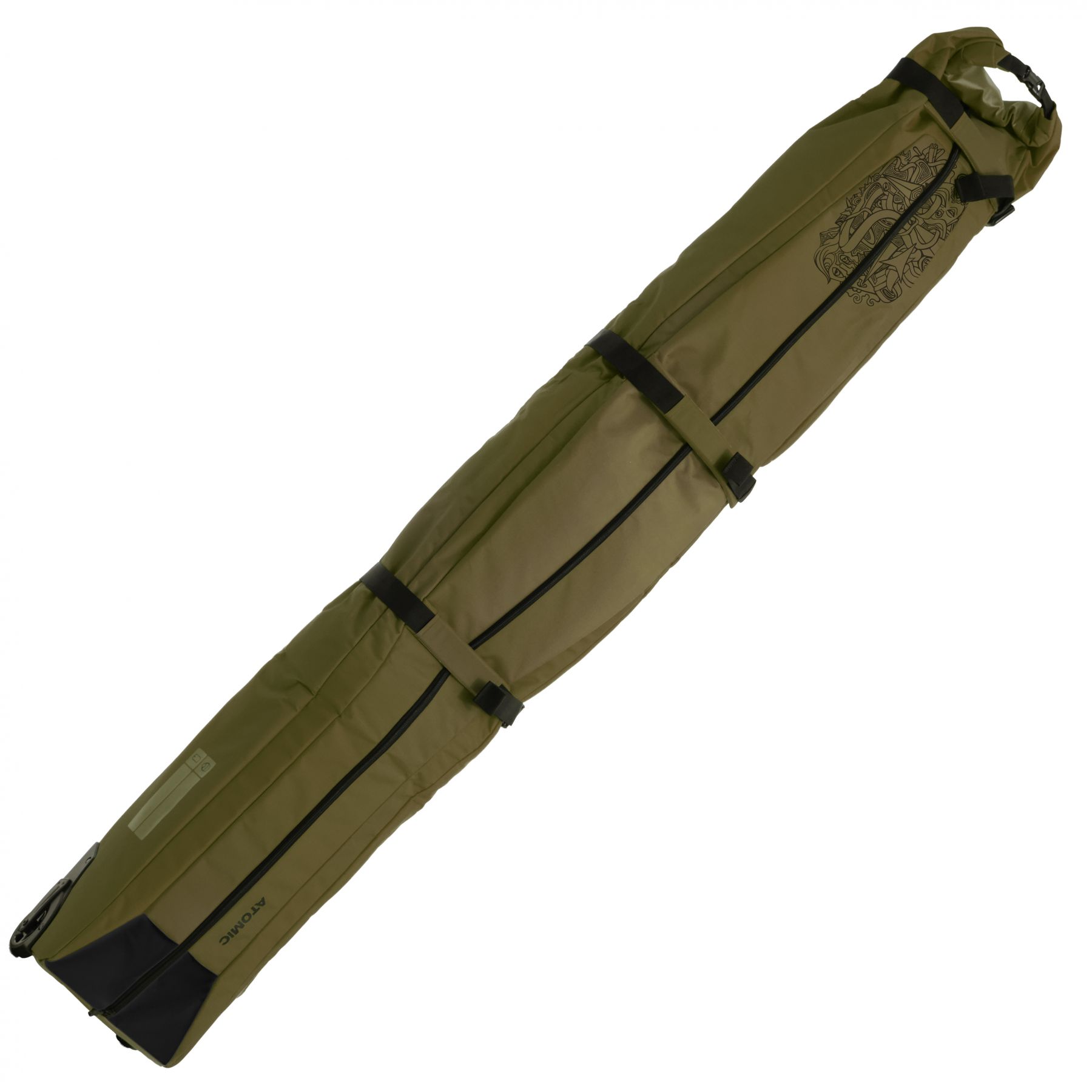 Atomic Double Ski Wheelie Grøn Grøn Unisex 215cm