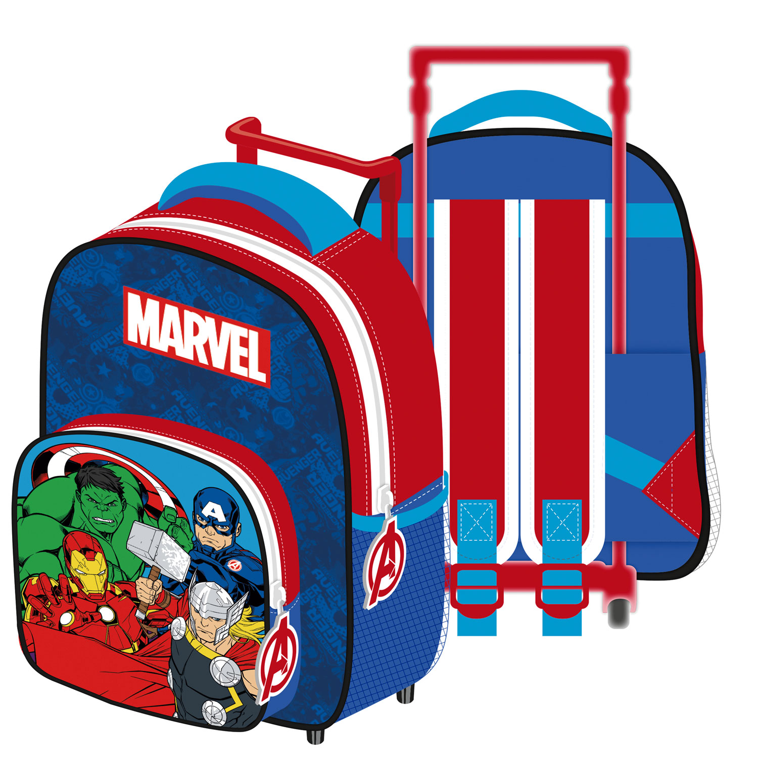 Avengers Kuffert Trolley Rygsæk Til Børn