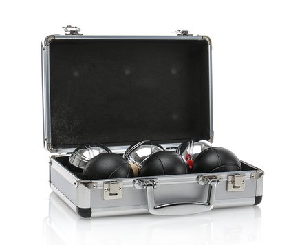 Boule Alsace Rigtig Fint Petanque Spil Smart Alu Taske Hurtig Levering