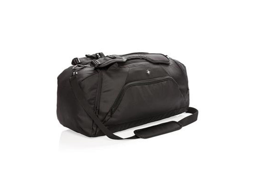 Swiss Peak Rfid Sports Duffel Rygsæk Sort Sort