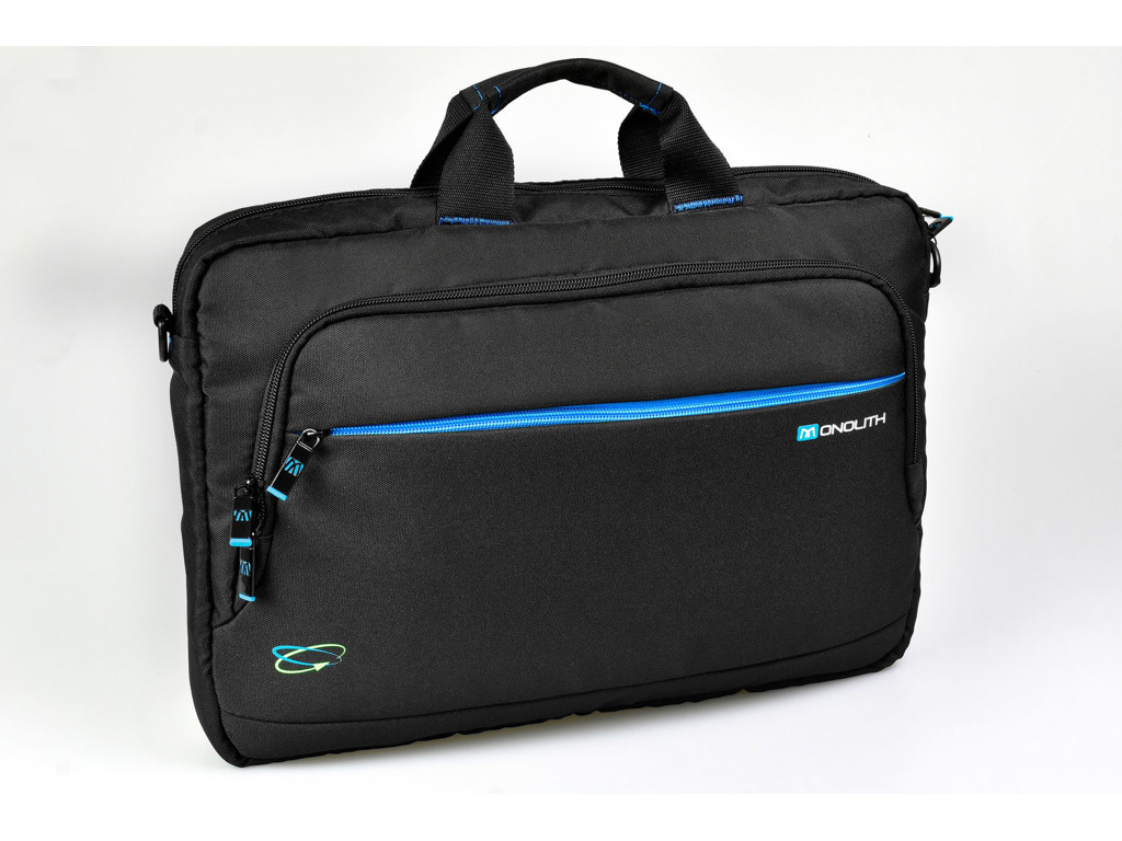Computertaske Ampquot Slim Blue Line Sort  2.2 - 5.2 Mm