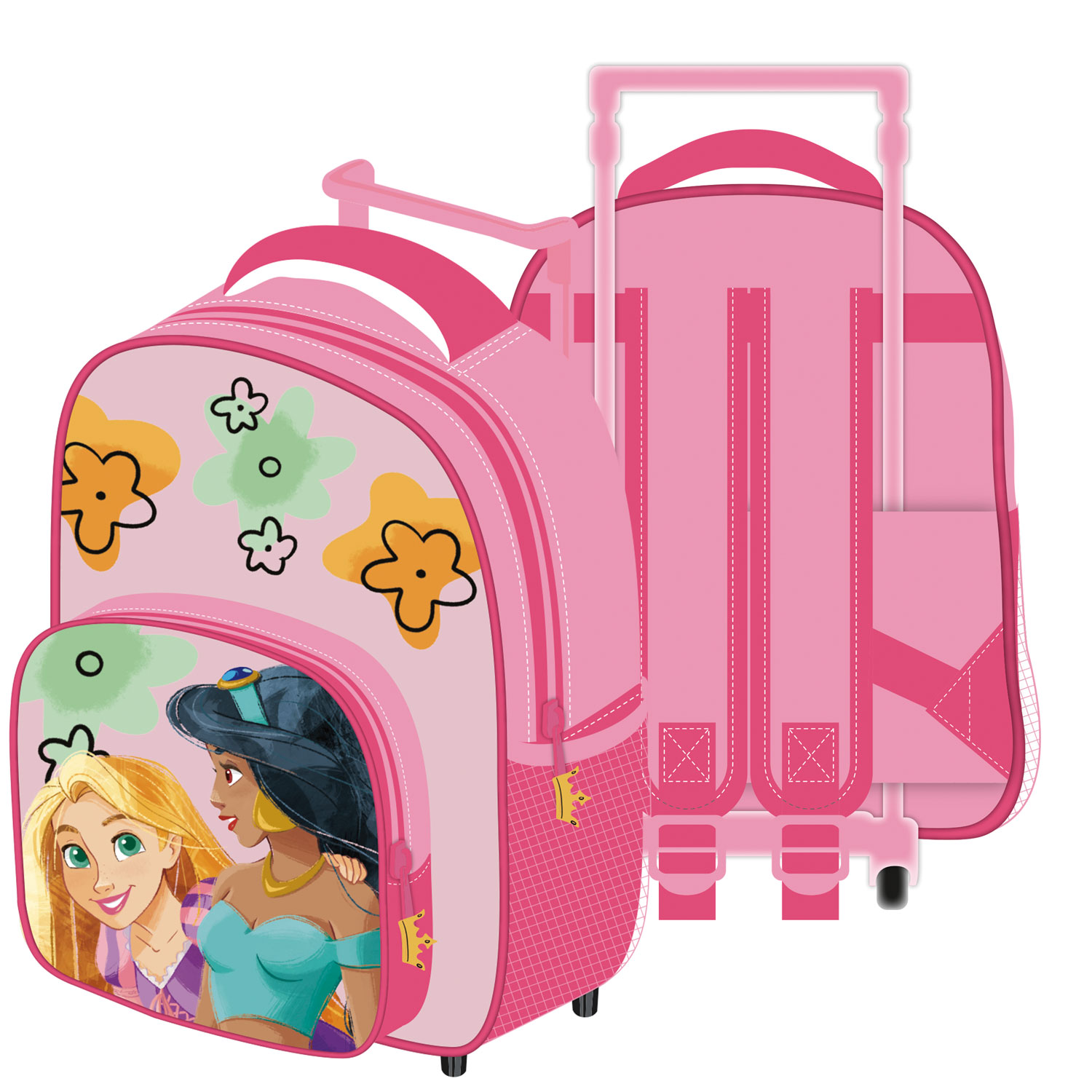 Disney Prinsesse Kuffert Trolley Rygsæk Til Børn