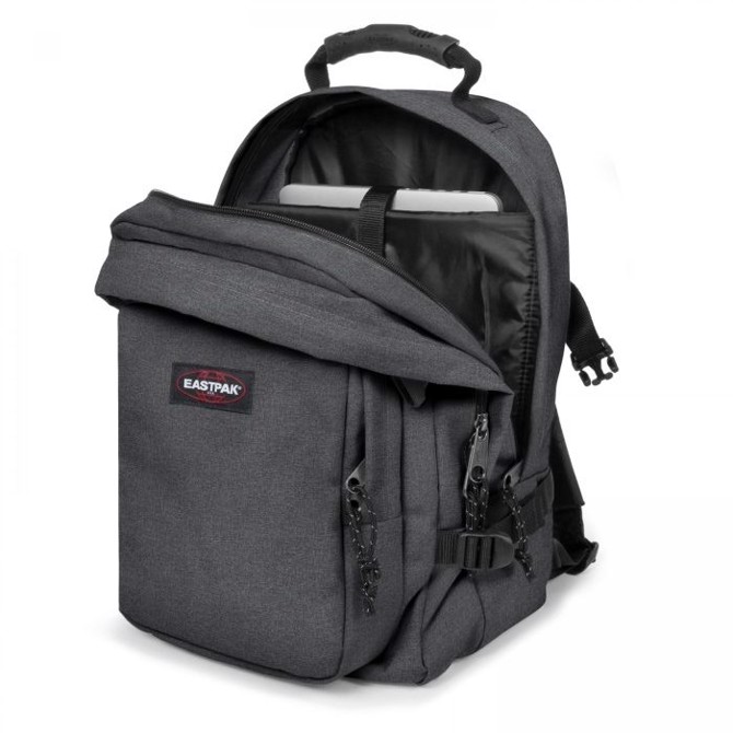 Eastpak Provider Rygsæk 33l Black Denim Computer Rygsække Tasker Sort  33L