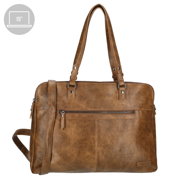 Enrico Benetti Julia Arbejdstaske  Cognac