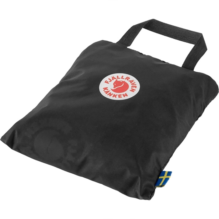 Fjallraven Kånken Rain Cover Plus 22l Black Regnslag Til Rygsæk Vandpose Sort  22L