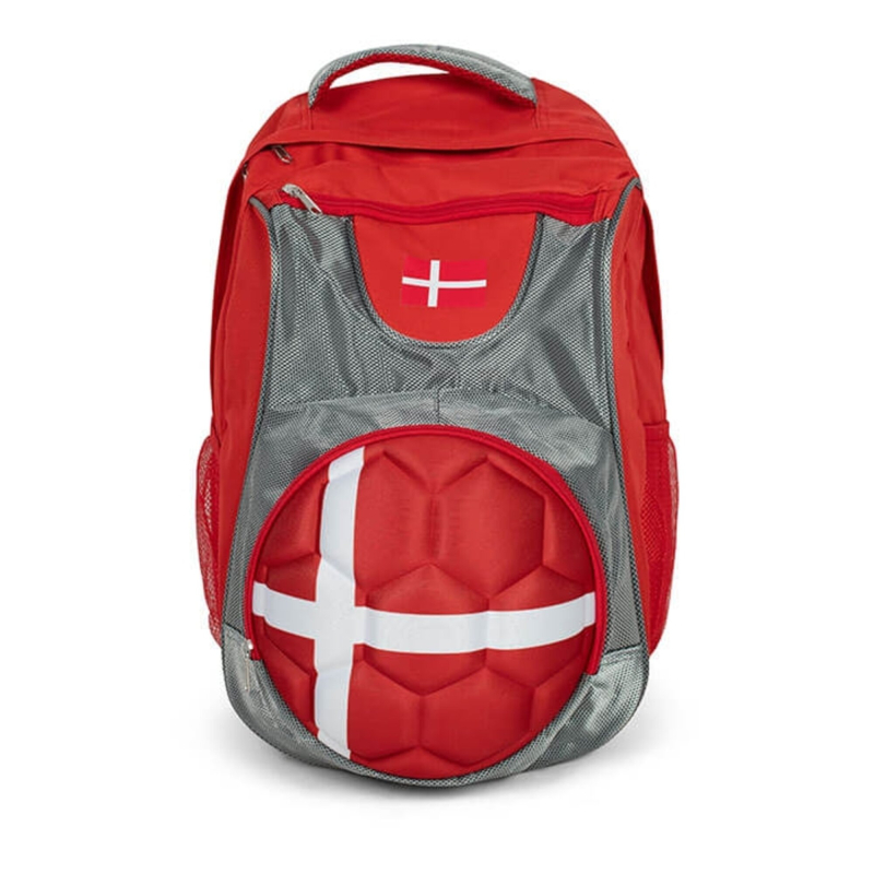 Fodbold Rygsæk Danmark One Size Rød  One Size
