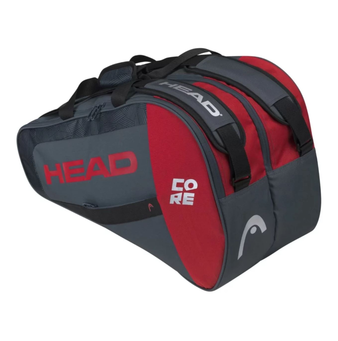 Head Core Padel Combi Taske Antracitgrå Rød