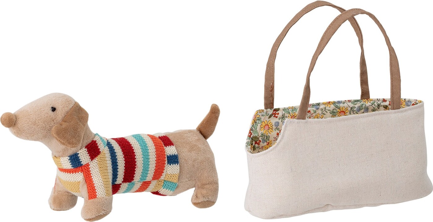 Bloomingville Mini Hilena Bamse Taske Natur Polyester