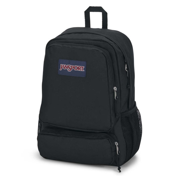 Jansport Doubleton Rygsæk Black Skoletasker Rygsække Sort  29