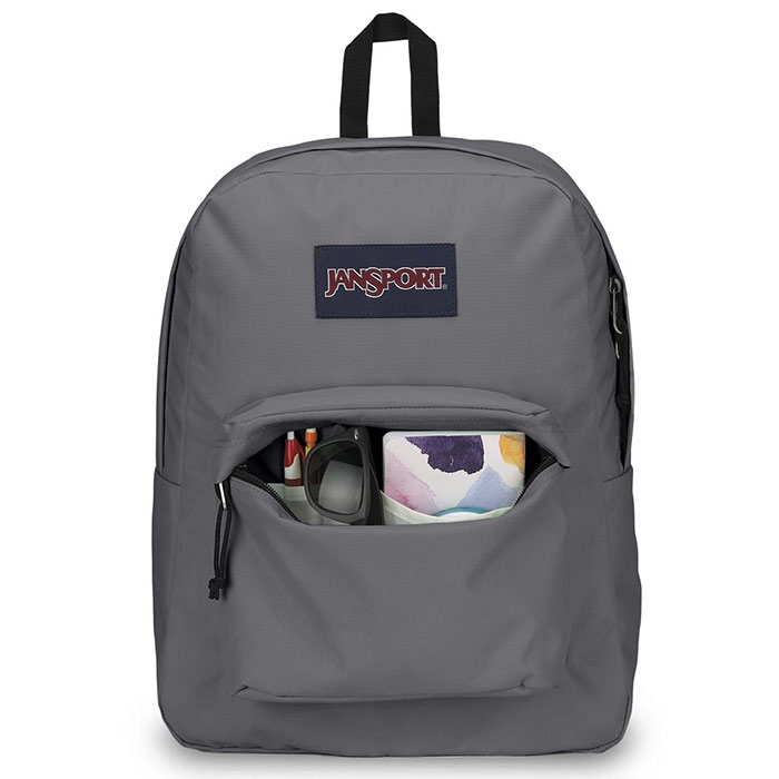 Jansport Superbreak One Graphite Grey Skoletasker Rygsække Graphite  26