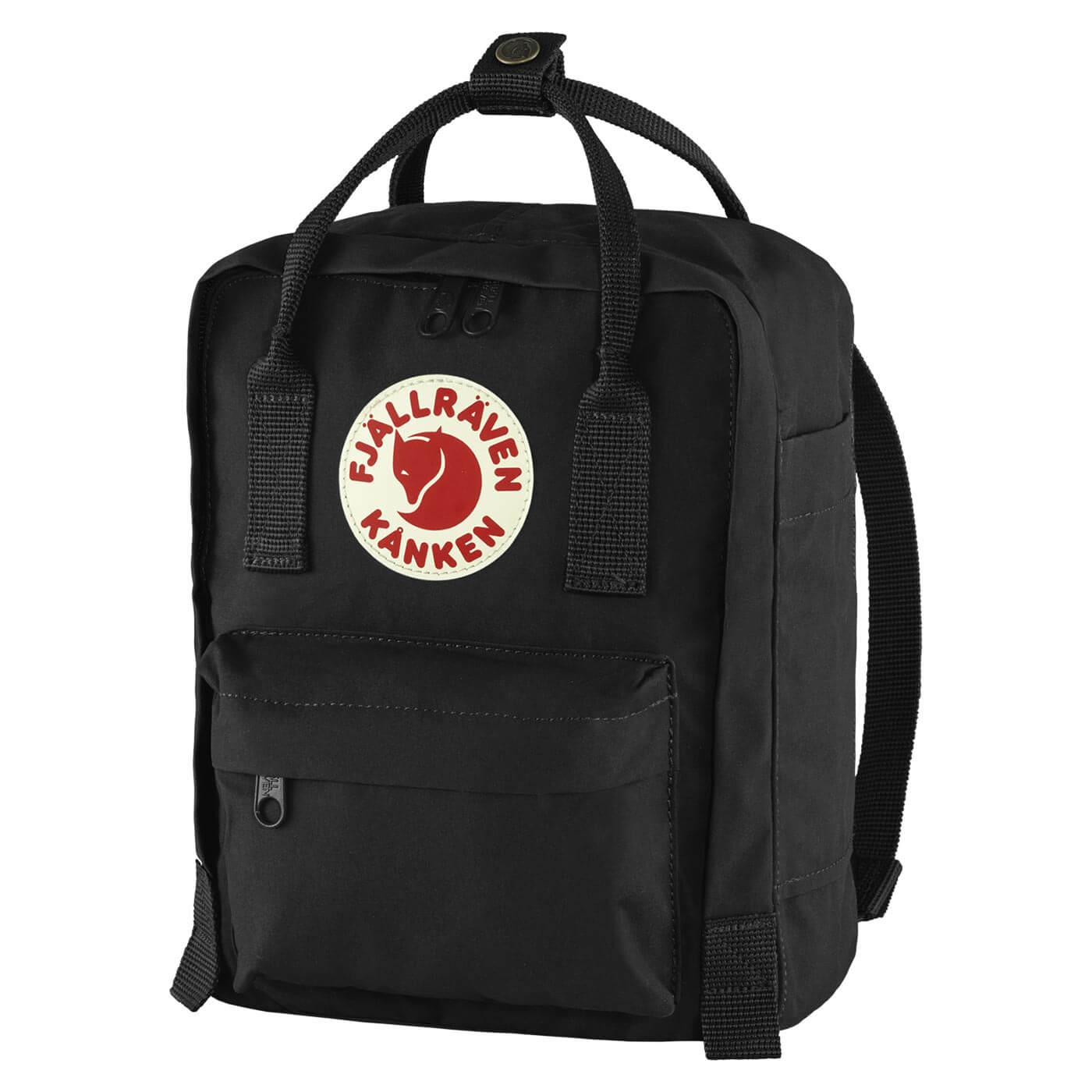 Fjallraven Mini Kånken Rygsæk Black Sort Unisex 7L