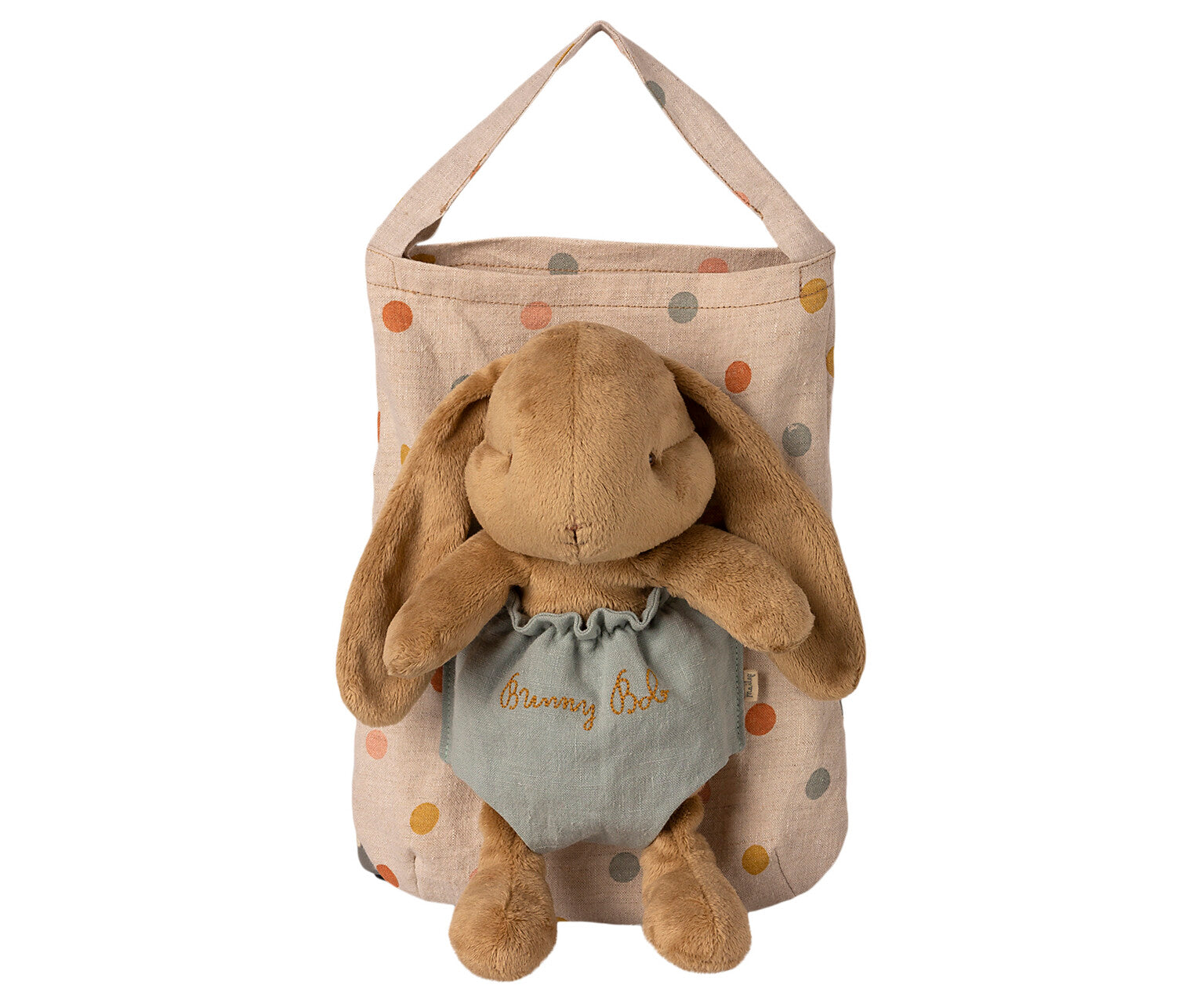 Maileg Bob Kanin Bamse Med Mint Taske Brun,  Mint Pige