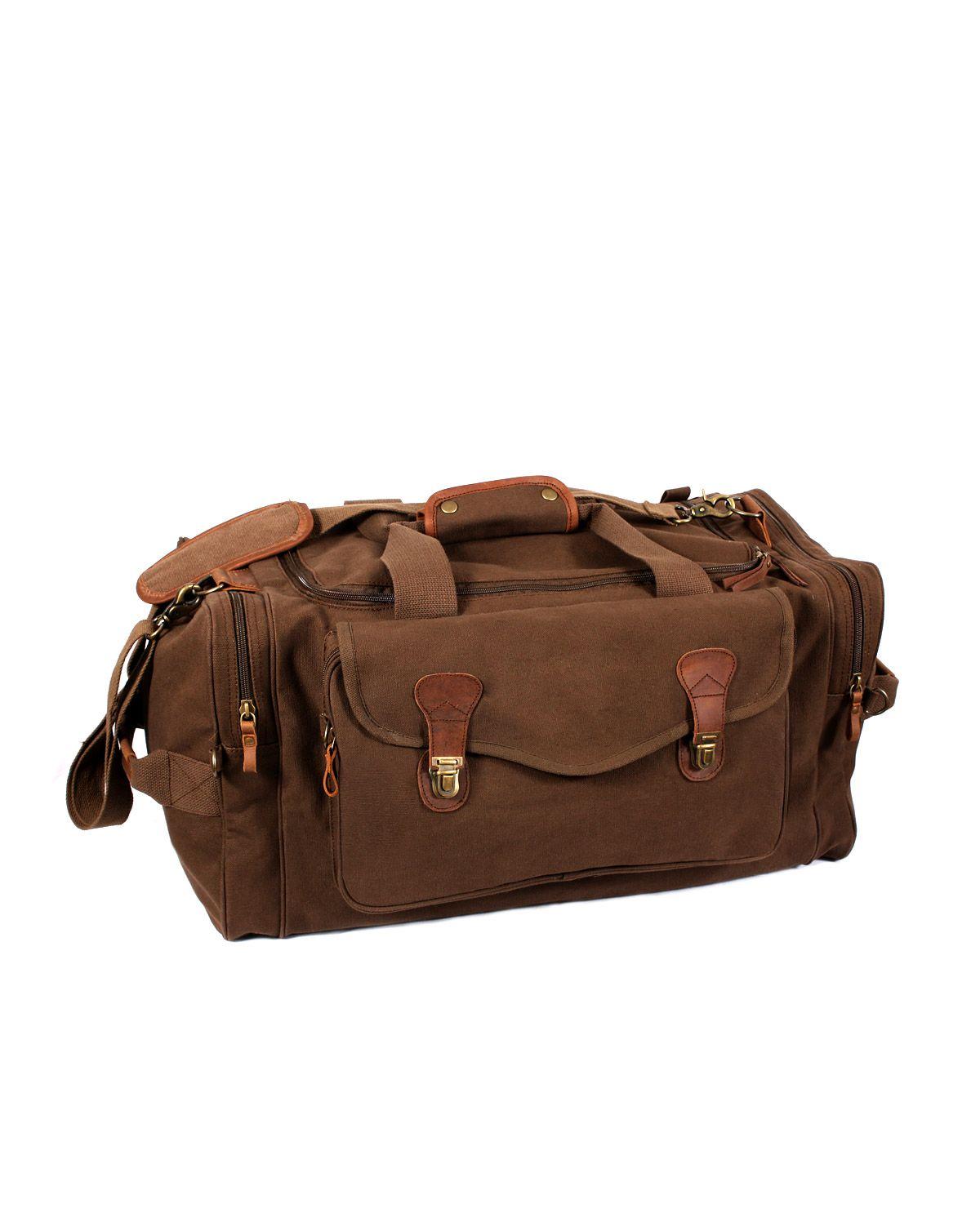 Rothco Canvas Lang Weekend Taske Brun One Size Brown Unisex One Size