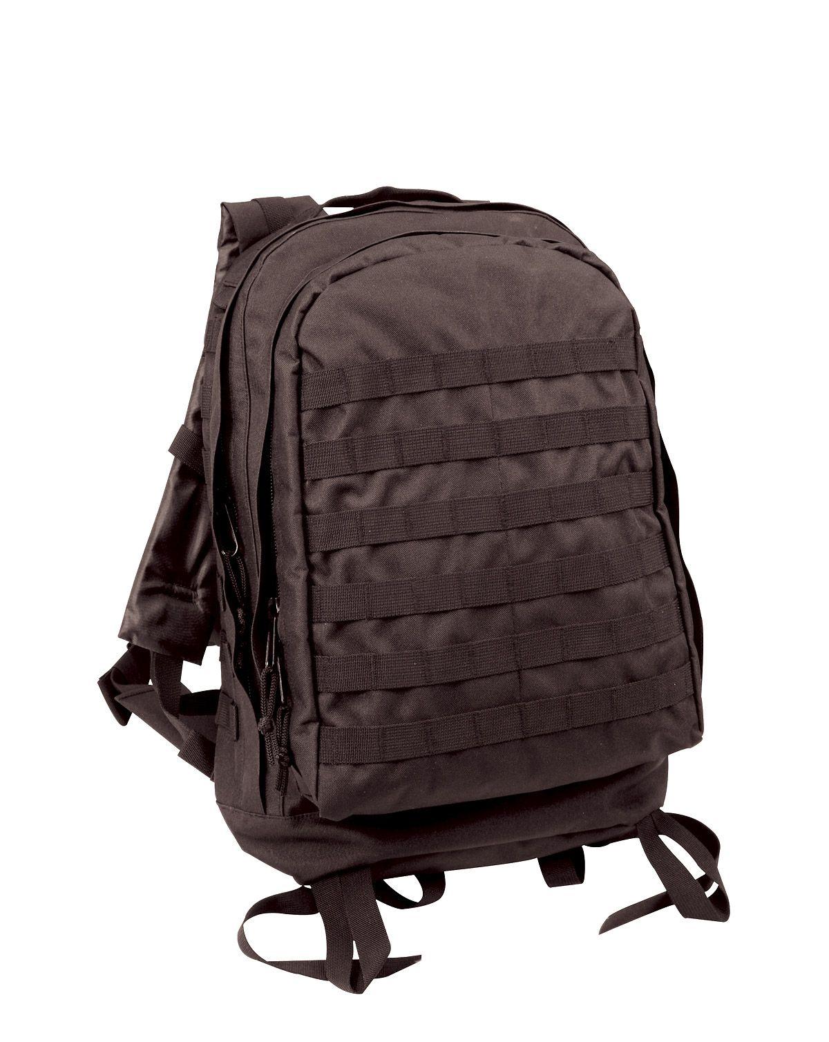 Rothco Molle Day Assault Rygsæk Sort Sort Unisex One Size