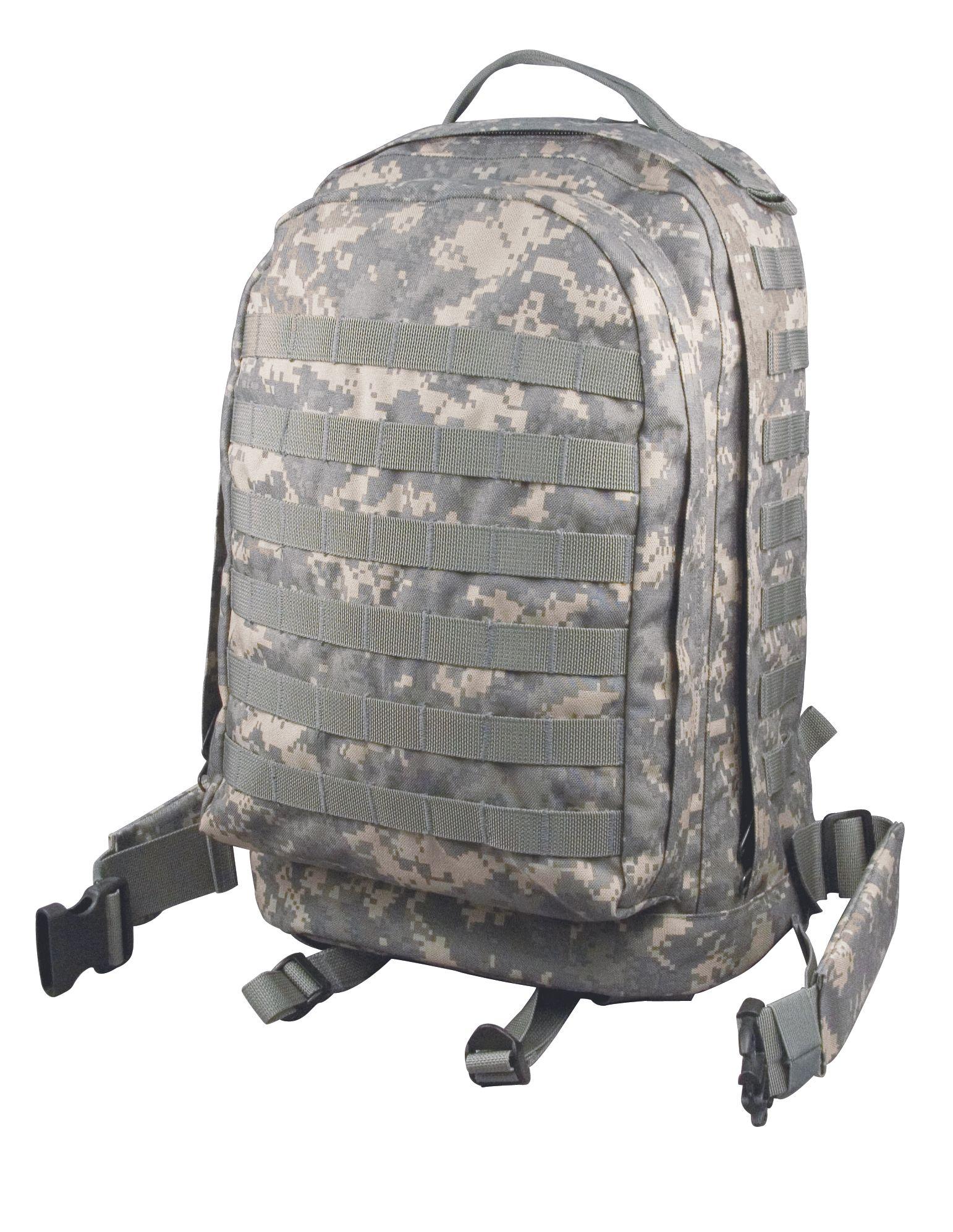 Rothco Molle Day Assault Rygsæk Acu ACU Camo Unisex One Size