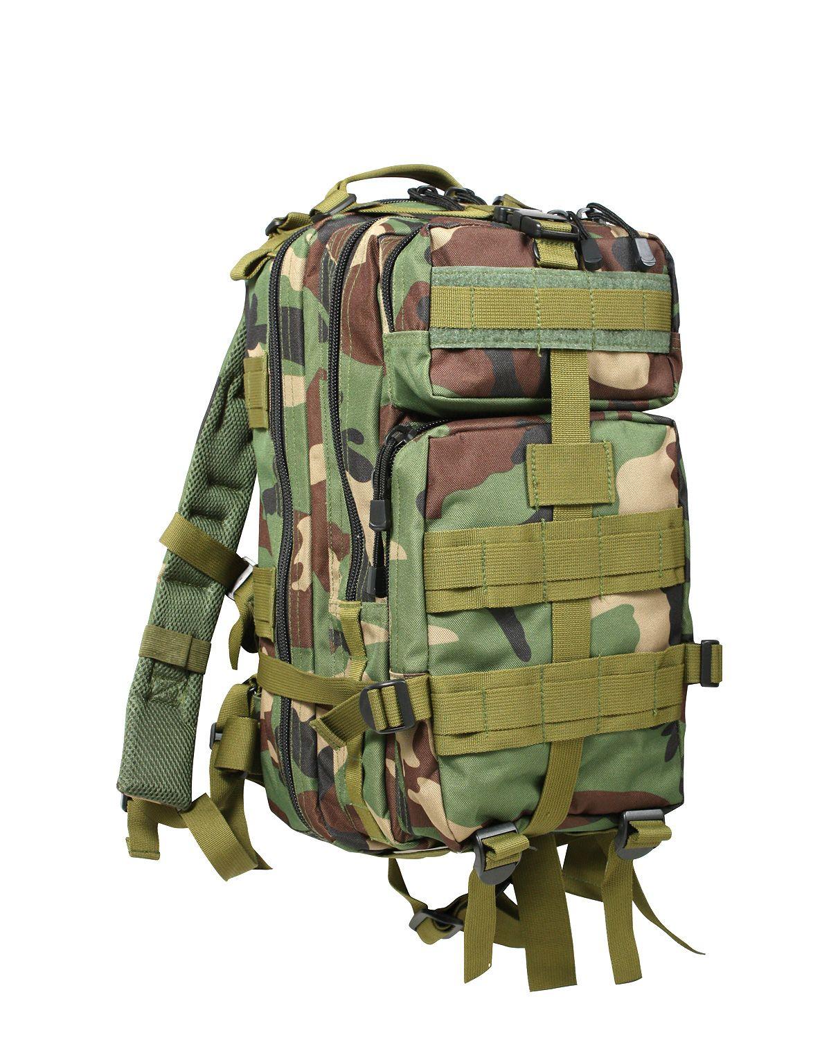 Rothco Transport Rygsæk Molle 25l Woodland Woodland Unisex One Size
