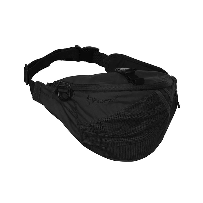 Pinewood Cross Waist Pack Black Hoftetasker Bæltetasker Sort  4L