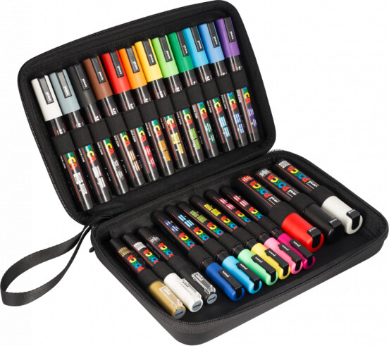 Posca Tusser Sæt Taske Stk  Unisex 24