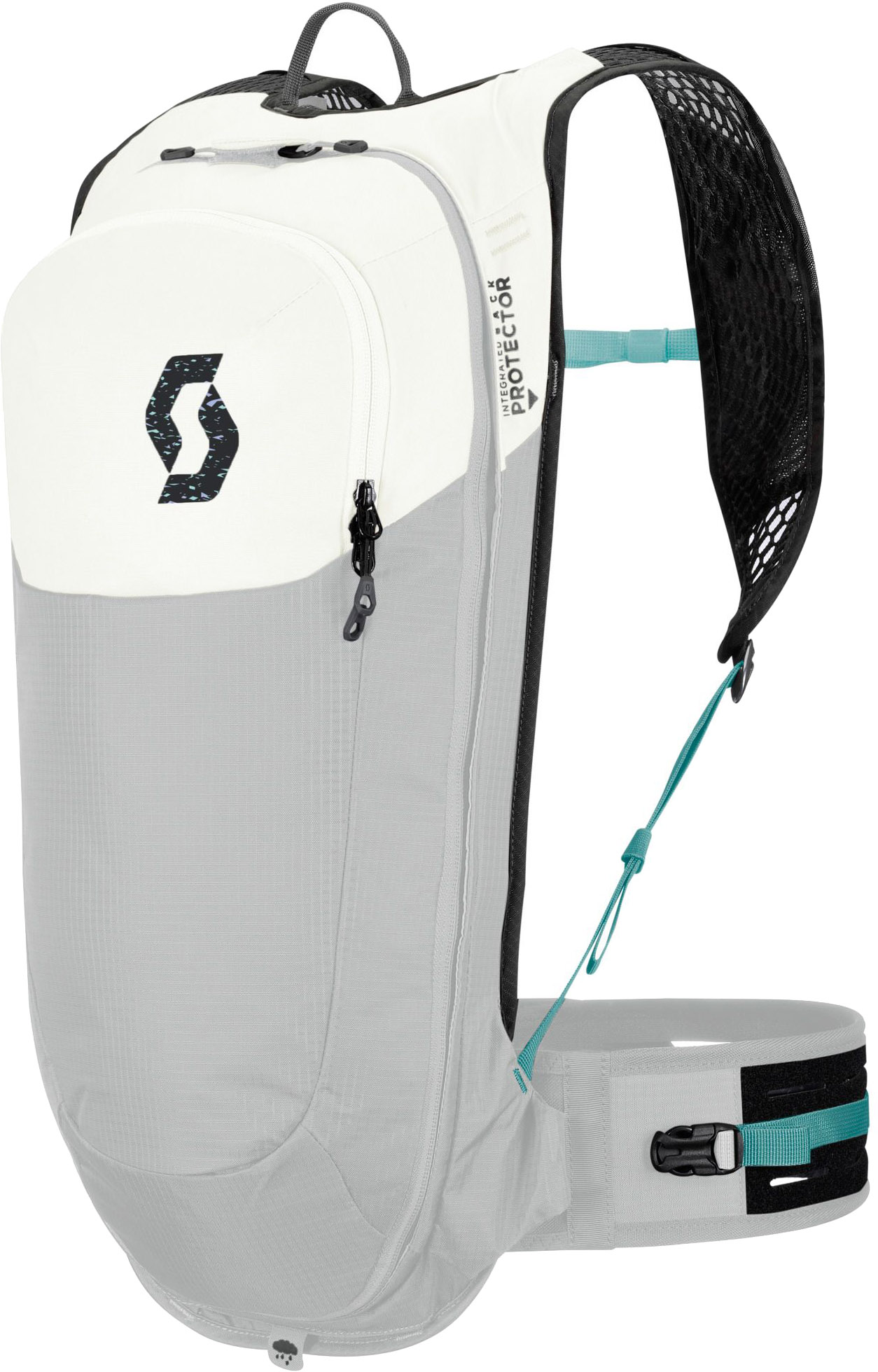 Scott Trail Protect Ampx27 Rygsæk Light Grey White Hvid