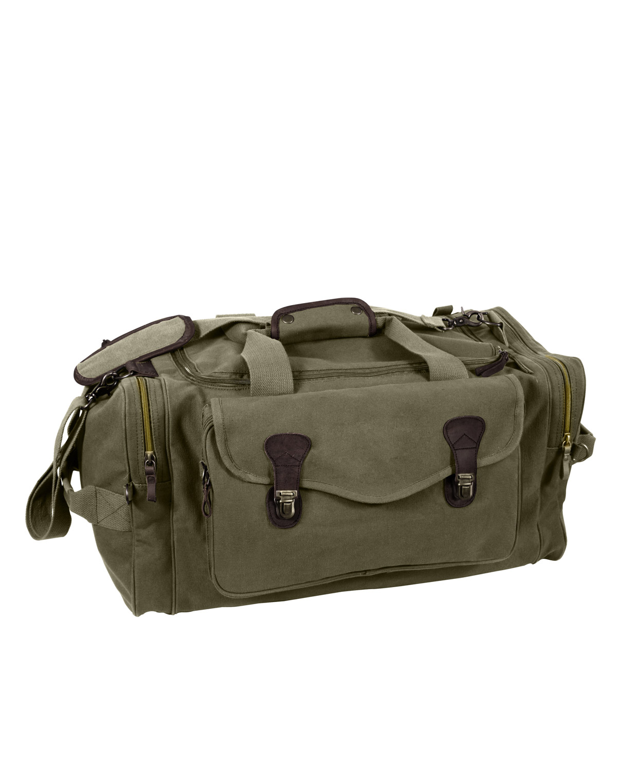 Rothco Canvas Lang Weekend Taske Oliven One Size Olive Unisex One Size