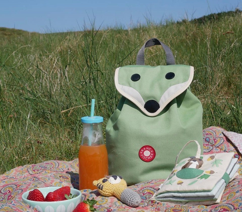 Rygsæk Hilda Green Fox Franckfischer Grøn Dreng